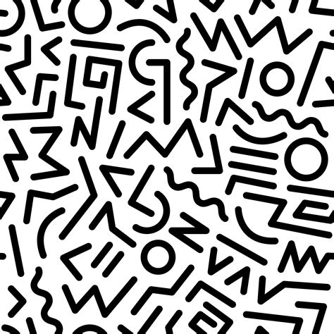 Download seamless pattern 80s. Vector. | Custom-Designed Graphic ...