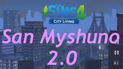 The Sims 4 Speed Build San Myshuno 20 Part 2 Sims 4 Sims Neon Signs