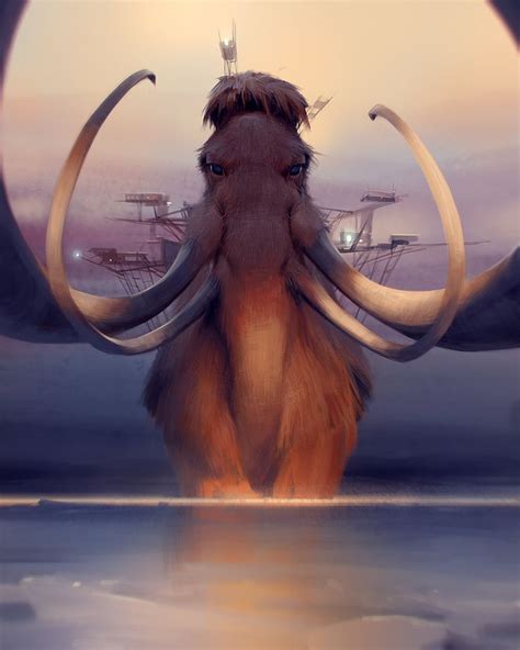 Mammoth By Sergey Kolesov Illustration