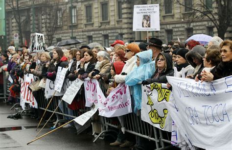 Italy Woman Rally Against Berlusconi Emirates247