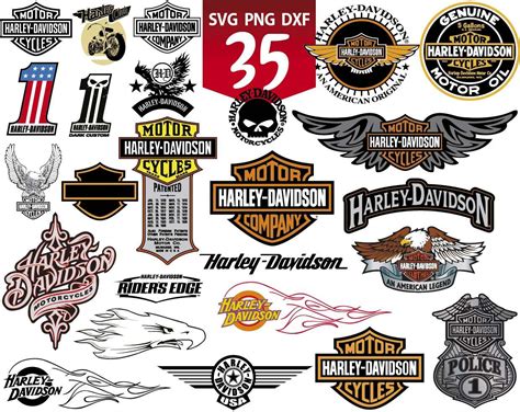 Harley Davsvg Files For Cricut Harley Davidson Logo Svg Harley Svg