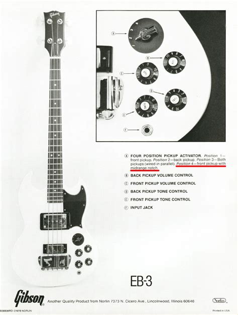 Gibson Eb3 Wiring Diagram Art Gram