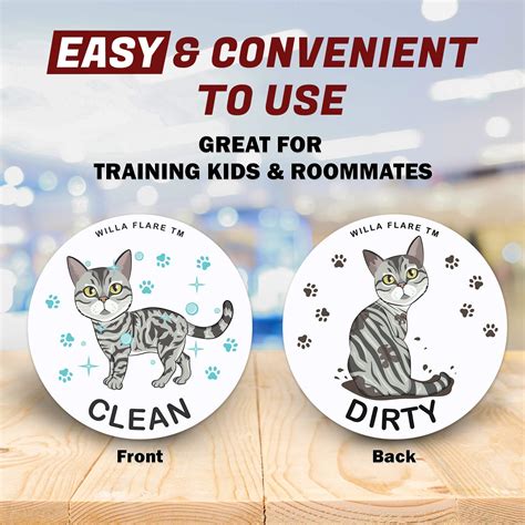 With this handy free dishwasher printable that says dirty or clean, you'll no longer have to ask are these dishes clean? again! Dishwasher Magnet Clean Dirty Sign | Kitchen Label for Home Organization | Funny Clean Dirty ...
