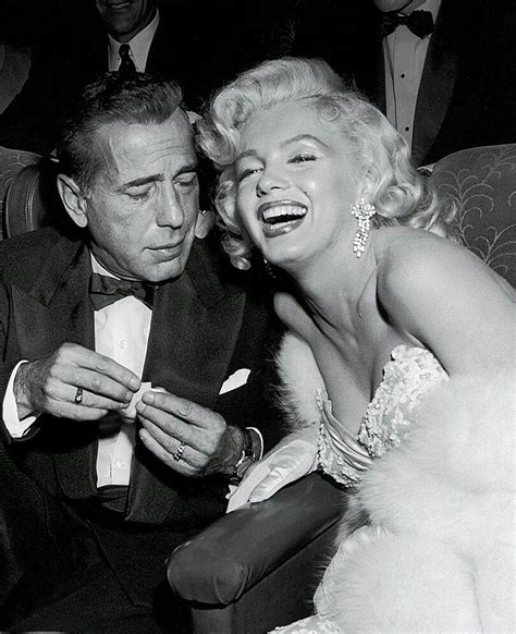 Marilyn Monroe And Humphrey Bogart At The Premiere Of How To Marry A Millionaire November 4