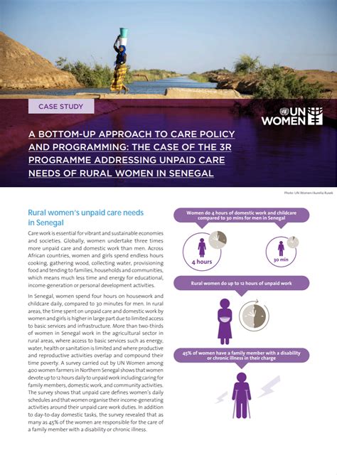 A Bottom Up Approach To Care Policy And Programming The Case Of The 3r Programme Addressing