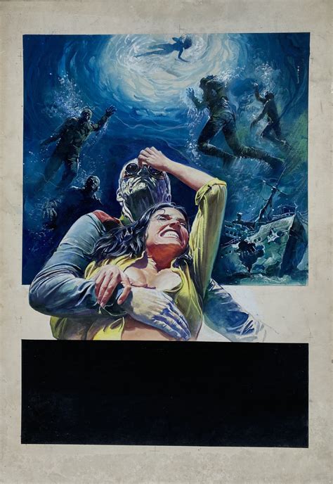 SHOCK WAVES 1977 Original Movie Poster Artwork By Mos In Jimmy