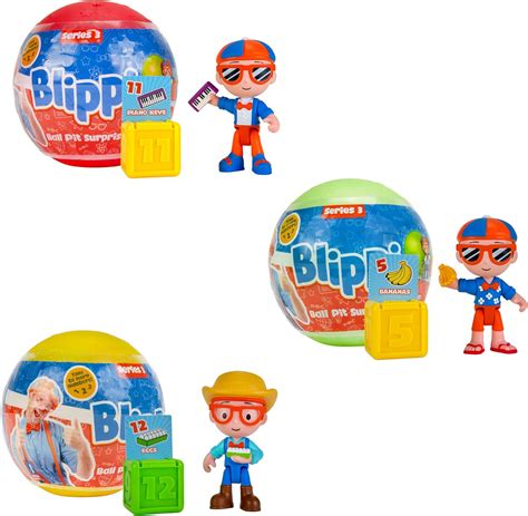 Blippi Ball Pit Surprise 3 Pack Bundle Learn Shapes And Numbers Toy