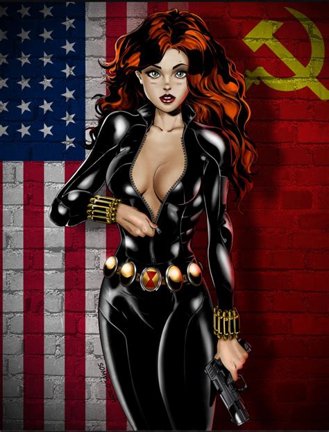 Black Widow Marvel Girls Black Widow Superhero Art
