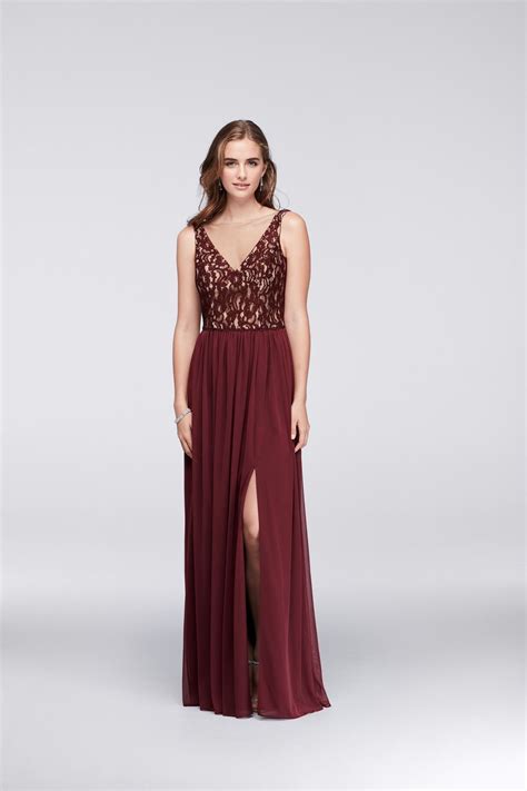Get the perfect bridesmaid dress under 100 for your special day! Lace and wine: a winning combination. Shop this tank v ...