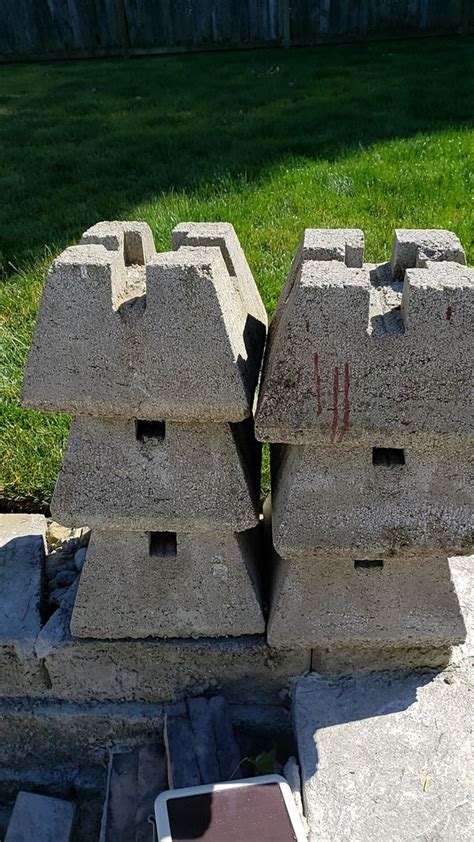 7-3/4 in. x 12 in. x 12 in. Concrete Deck Blocks for Sale in Federal