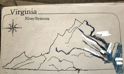 Virginia River Systems Map Quiz Diagram Quizlet