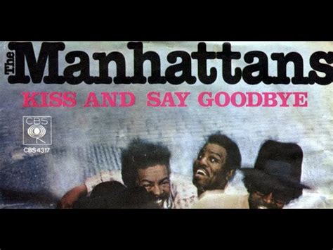 The Manhattans Kiss And Say Goodbye Chords Chordify