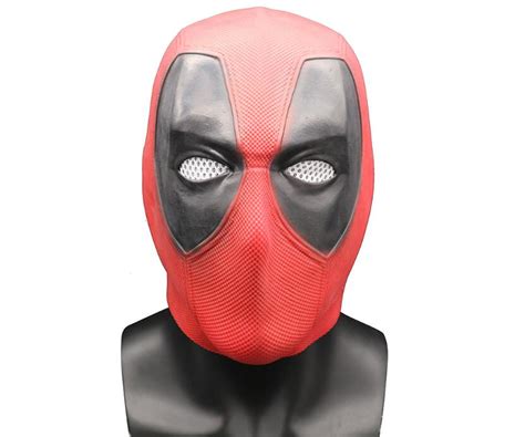 Movie Deadpool Cosplay Mask Latex Full Head Face Helmet ...