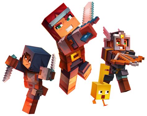 Minecraft Dungeons Characters Render By Crussong On Deviantart