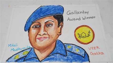 Cbse Moe Mod Veer Gatha Project Drawing Gallantry Award Winner