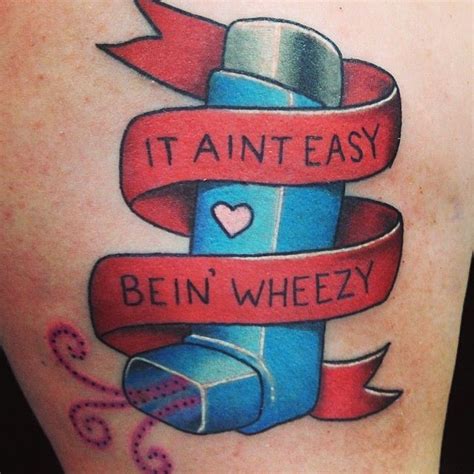 Asthma Tattoo Lol I Should Totally Get This Inhaler Tattoo