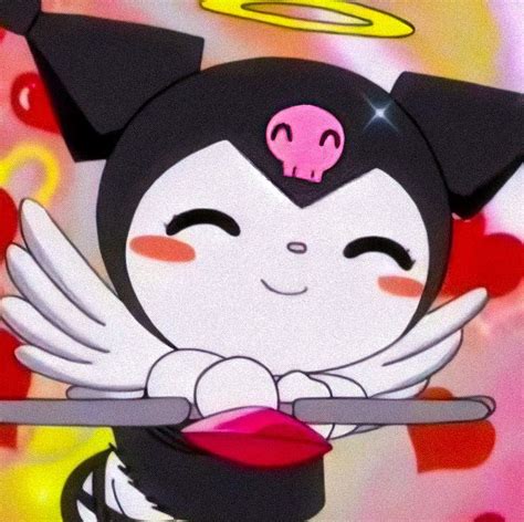 aesthetic icon kuromi 🍒 hello kitty my melody hello kitty characters aesthetic anime