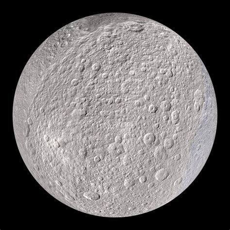 Rhea Saturns Moon Dataset Science On A Sphere