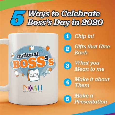 5 Creative Ways To Celebrate Bosss Day In 2020 Noah