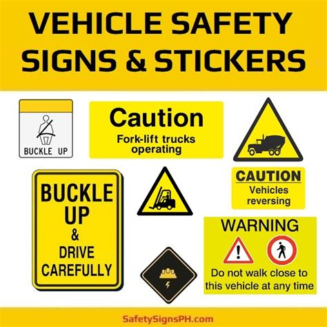 Jun 16, 2021 · senate bill no. Vehicle Safety Signs, Stickers & Labels - SafetySignsPH ...