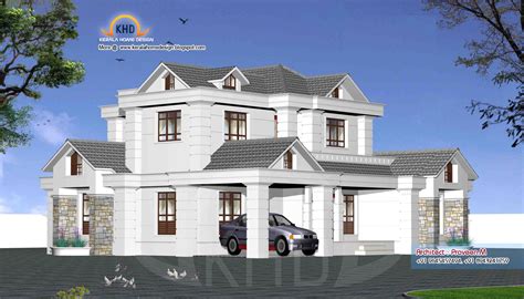 Sweet home 3d is a free open source software to create a home design. Rendering of home elevation exteriors - Kerala home design and floor plans - 8000+ houses