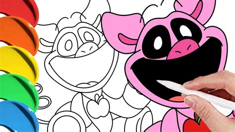 How To Draw Picky Piggy Poppy Playtime Chapter 3 Smiling Critters