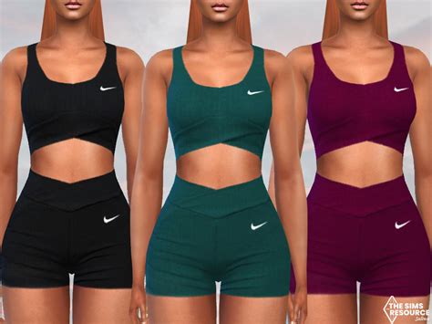 The Sims Resource Female Full Body Tights Athletic Outfits