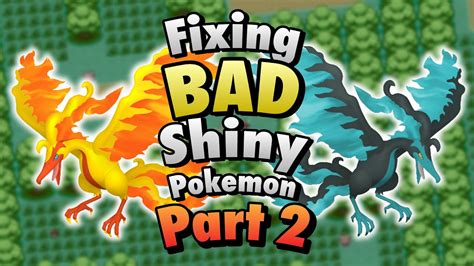Fixing More Bad Shiny Pokemon Youtube
