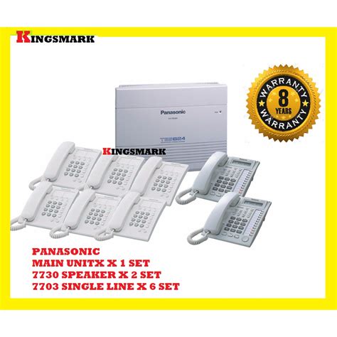 Fullset Panasonic Kx Tes824 Hybrid Keyphone System Shopee Malaysia