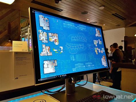 Ces 2017 The Dell Up3218k Is The Worlds First 8k Monitor Lowyatnet