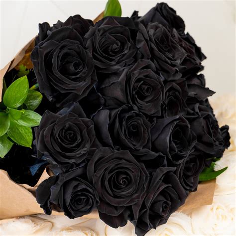 Black Roses Arranged In A Vase In Miami Beach Fl Miami Beach Flowers