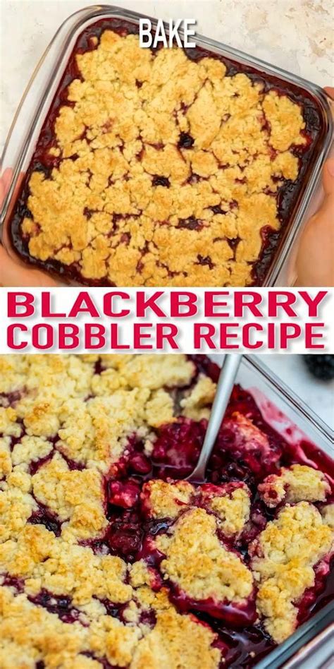 Blackberry Cobbler Recipe With Video Video Recipe Video Cobbler Recipes Cobbler Recipes