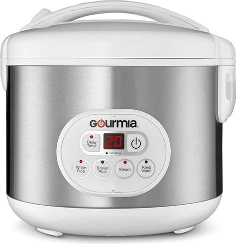 Gourmia Grc770 12 Cup Rice Cooker And Steamer For Grains And Hot Cereal