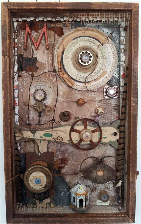 Assemblage Abstract With Eyes By Bugatha1 On Deviantart Assemblage