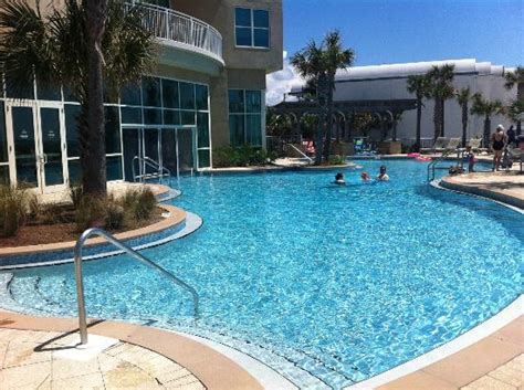 Beachfront condo with kitchen, near pier park. pool that connects to indoor pool - Picture of Aqua ...