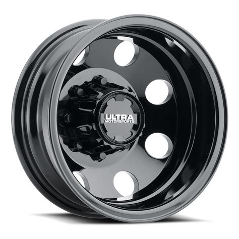 Ultra Dually 002rbk Modular Dually Wheels Rims 17x65 8x200 Gloss Black
