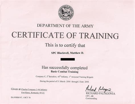 Army Sniper School Certificate Div Sniper School Diploma