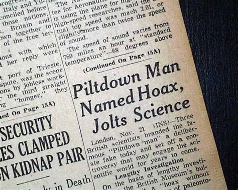 Piltdown Man Evolution Hoax Reminds Us About Danger Of Confirmation