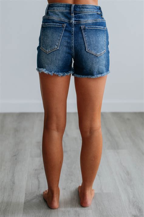 Ryder Risen Shorts Dark Wash Wild Oak Boutique