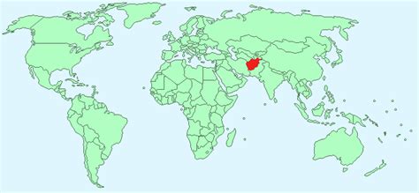 Afghanistan Map World