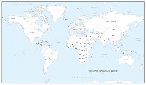 Large Personalised World Colouring Map Cosmographics Ltd