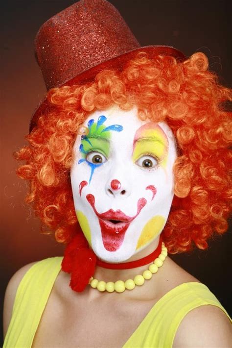 Clown Faces Female Clown Clown Face Paint