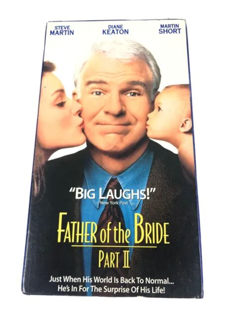 Father Of The Bride 2 Vhs Vcr Video Tape Used Steve Martin 🇺🇲 Buy 2 Get
