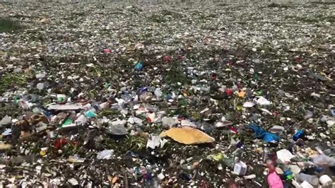 garbage waves trash covers water at beach in dominican republic youtube