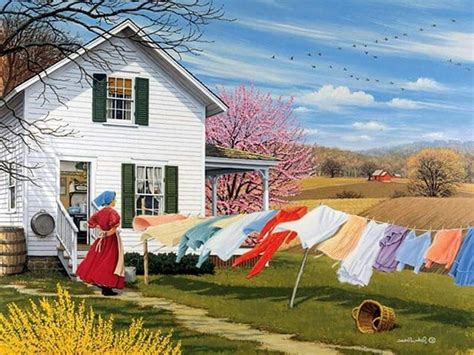 Covid has destroyed our business with restrictions that prevented us from being able to provide what our. Unknown (With images) | Farm paintings, Country art ...