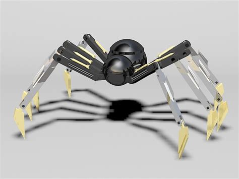Robot Spider 3d Model 3ds Max Files Free Download Cadnav