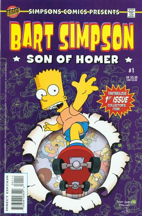 Bart Simpson Comic Book Series Simpsons Wiki