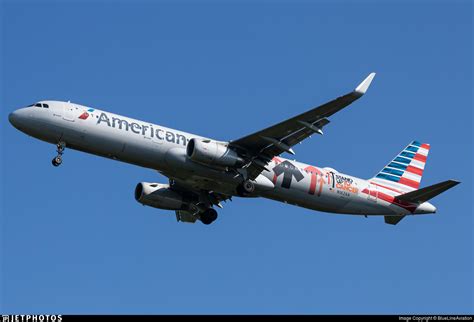 N162aa Airbus A321 231 American Airlines Bluelineaviation Jetphotos