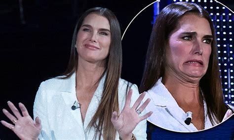 Brooke Shields Has A Whale Of A Time On Italian Talk Show Daily Mail