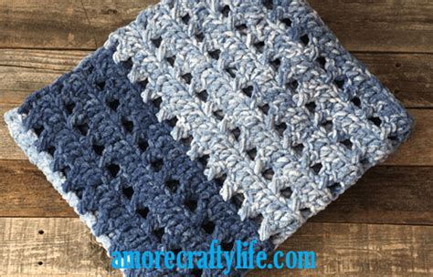 This is one of the most detailed crochet patterns available for learning to make a classic ripple afghan. Crossed Double Crochet Baby Blanket Pattern - A More ...